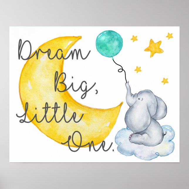 Poster de l'éléphant (Devant)