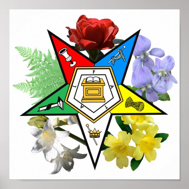 Poster de l'Emblem floral OES (Devant)