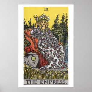 Poster de l'Empress Tarot Card