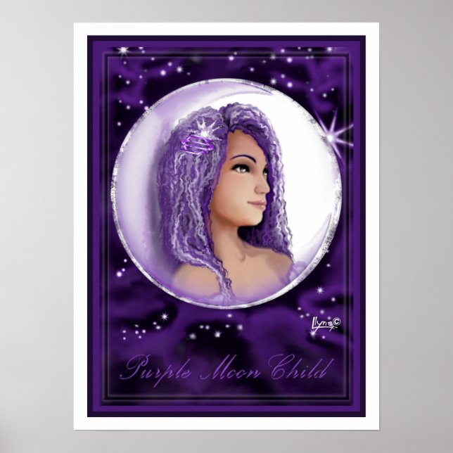 Poster de l'enfant Purple Moon (Devant)