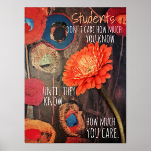 Poster de l'enseignant Handicap with Care