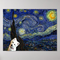 Poster de l'Eskimo américain Starry Night Van Gogh