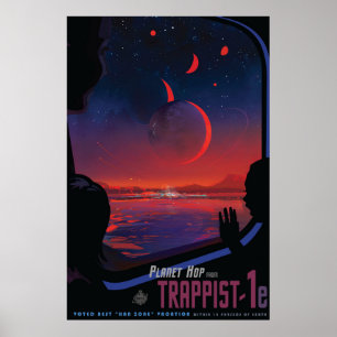 Poster de l'espace rétro - Les spectateurs observe
