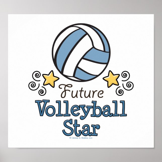 Poster de l'étoile de volleyball future (Devant)