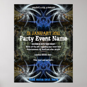 Poster de l'événement "Fractal Scifi"