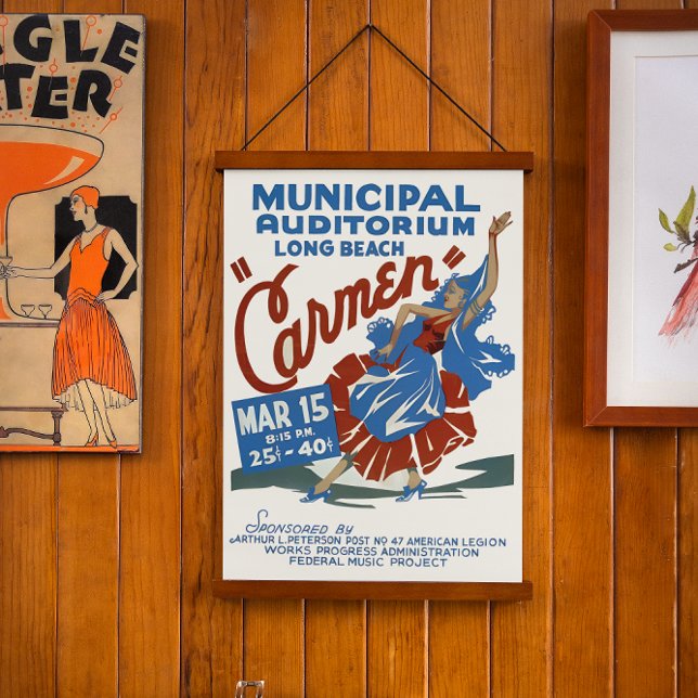 Poster de l'événement musical vintage - Carmen (Créateur téléchargé)