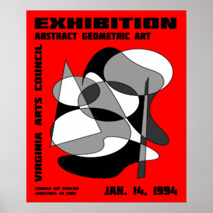 Poster de l'exposition d'art Abstrait #3