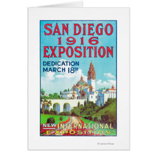 Poster de l'exposition internationale de San Diego