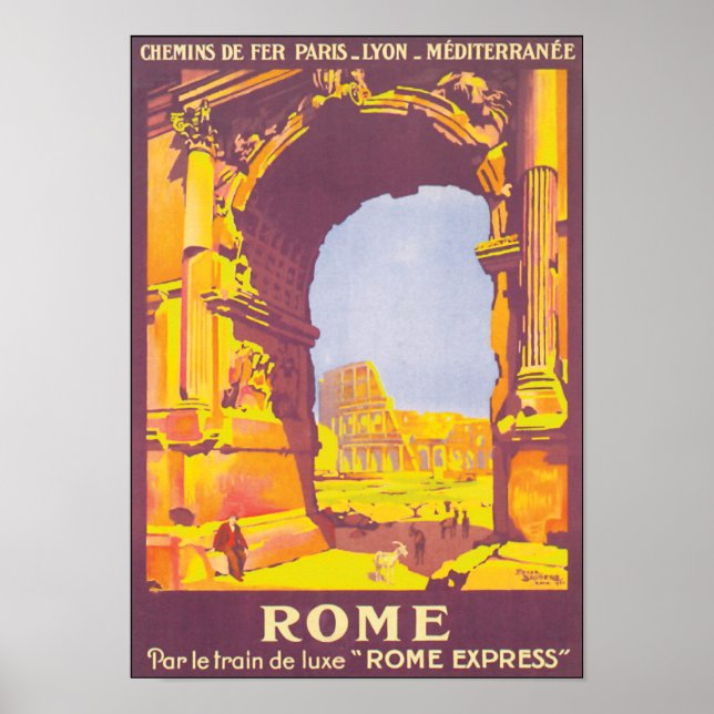 Poster de l'Express de Rome (Devant)
