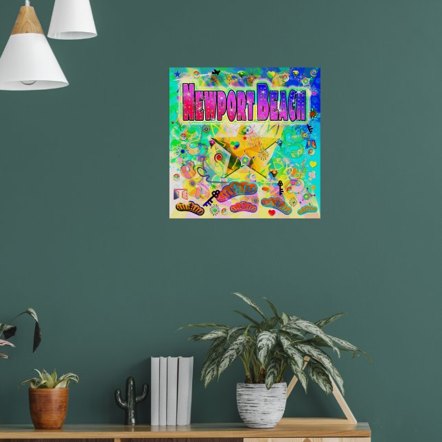 Poster de l'heure de l'époque de Newport Beach (Salon 1)