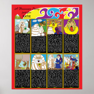 Poster de l'histoire de Pâques 20" x 24" Matte Fin