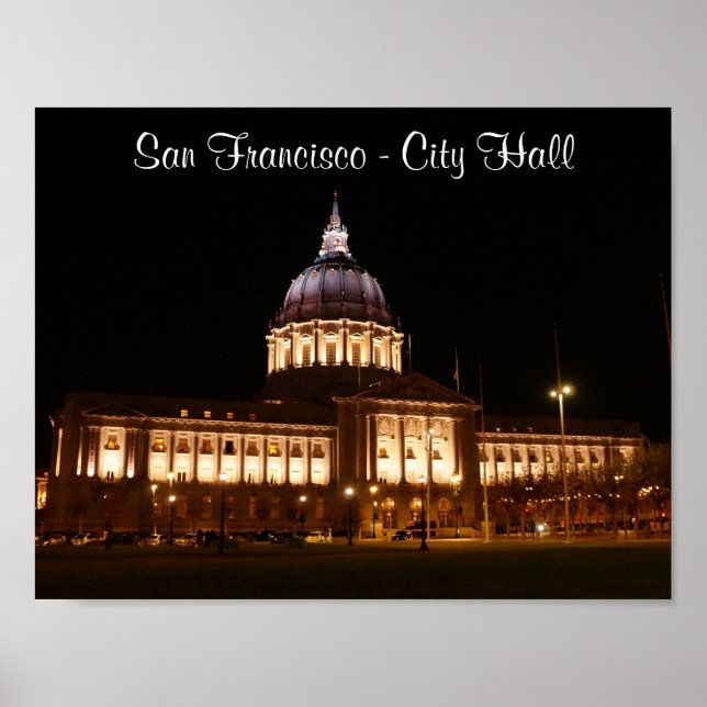 Poster de l'Hôtel de Ville de San Francisco #3 (Devant)