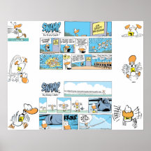 Poster de l'Humour de l'aviation Ducks Funny