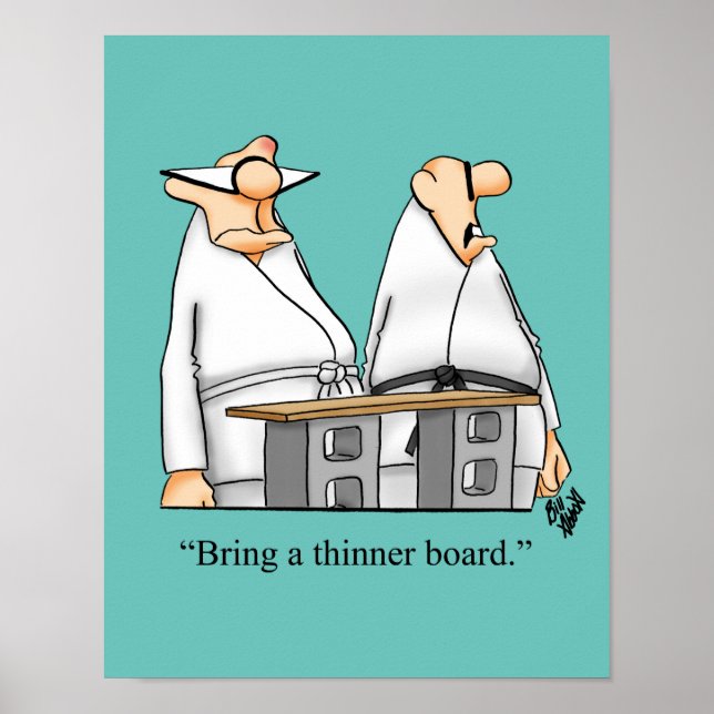Poster de l'Humour des arts martiaux Cadeau (Devant)