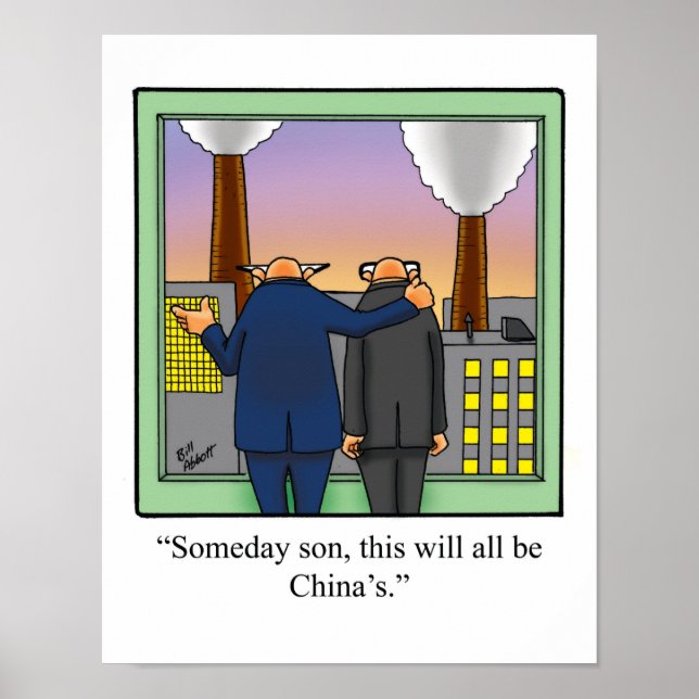 Poster de l'Humour en milieu de travail (Devant)
