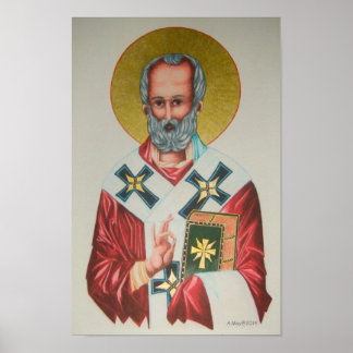 Poster de l'icône Saint Nicolas