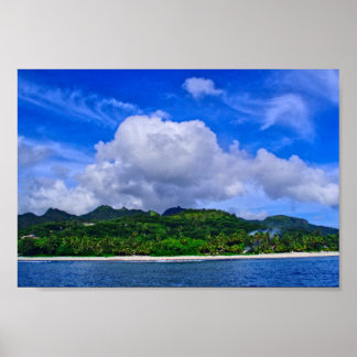 Poster de l'île de Rarotonga