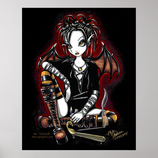 Poster de l'Imaginaire de Féerie gothique Patchoul (Devant)