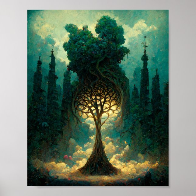 Poster de l'Imaginaire de l'arbre enchanté (Devant)