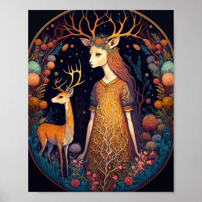 Poster de l'Imaginaire Deer Lady (Devant)