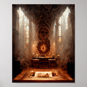 Poster de l'Imaginaire foncé de l'autel