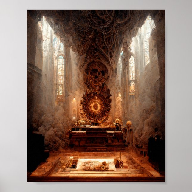 Poster de l'Imaginaire foncé de l'autel (Devant)