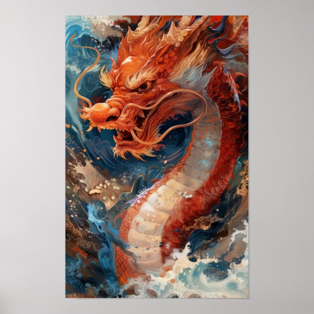 Poster de l'Imaginaire mystique du dragon (Devant)