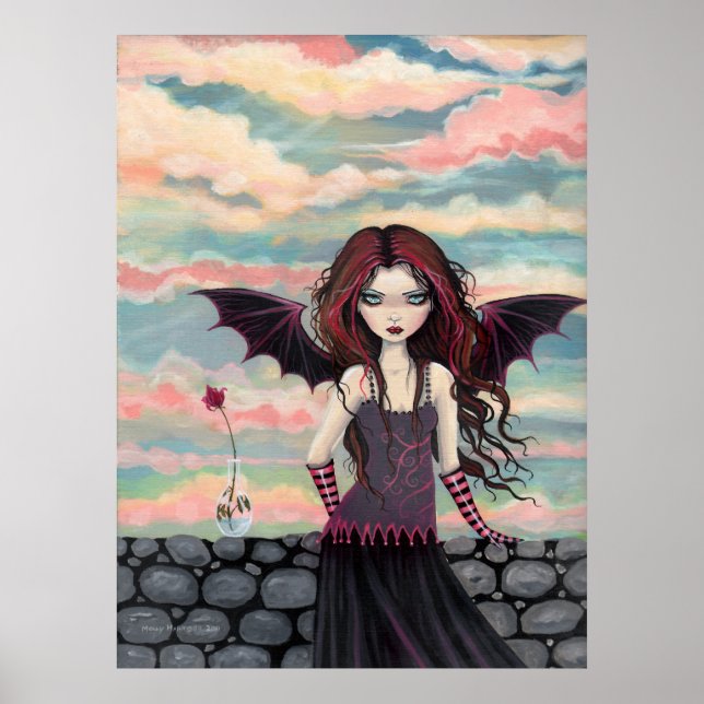 Poster de l'Imaginaire Rose gothique Vampire (Devant)