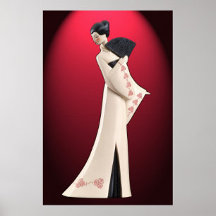 Poster de l'impératrice japonaise 36 x 24
