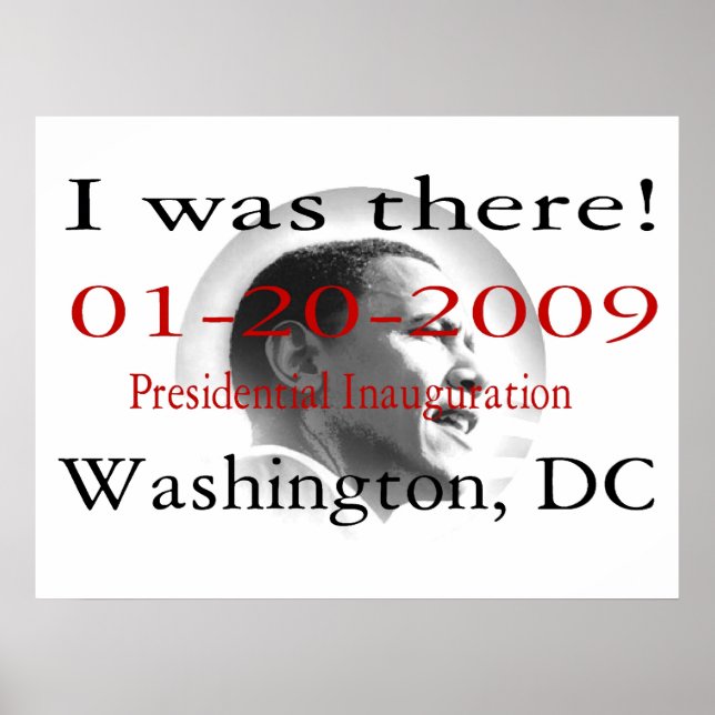Poster de l'inauguration d'Obama 48"x36" (Devant)
