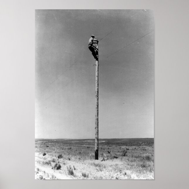 Poster de Lineman rural (Devant)