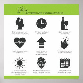 Poster de l'Instruction Botox