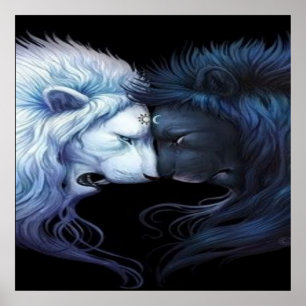 Poster de Lion Heart Yin et Yang