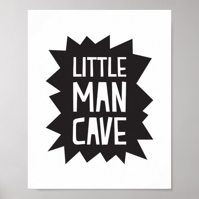 Poster de Little Man Cave Imprimer (Devant)
