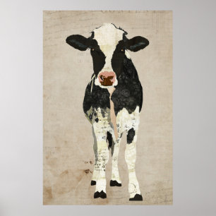 Poster de l'ivoire et de la vache noire