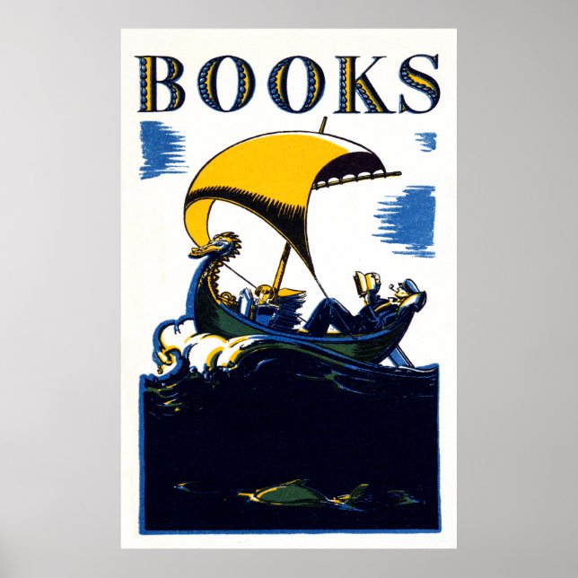 Poster de livres de 1930 (Devant)