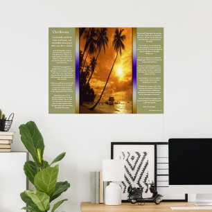 Poster de l'oasis de l'île Desiderata Enchanter
