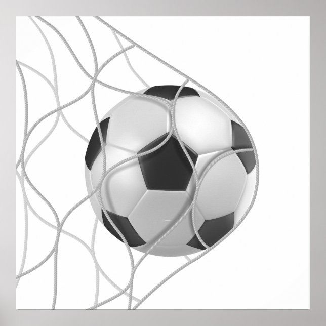 Poster de l'objectif de football (Devant)