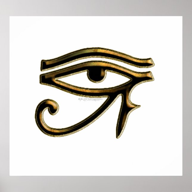 Poster de l'oeil de Horus (Devant)