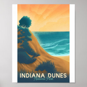 Poster de l'oeuvre d'art du parc national des Dune