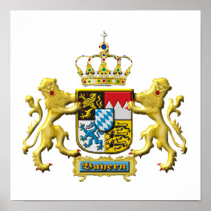 Poster de l'Oktoberfest Bavarian Crest