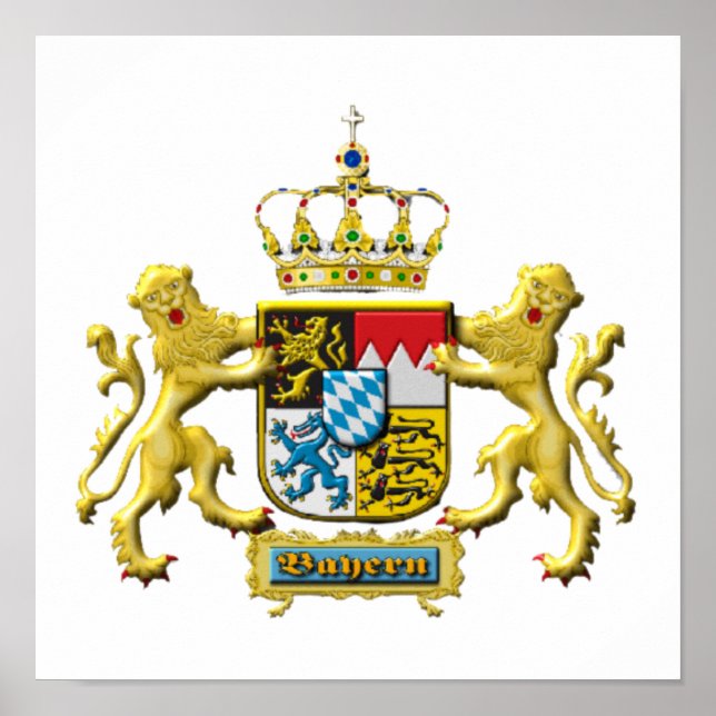 Poster de l'Oktoberfest Bavarian Crest (Devant)