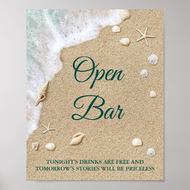 Poster de l'Open Bar Beach Waves (Devant)