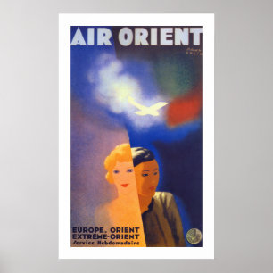 Poster ~ de l'Orient d'air Euorpe - Orient