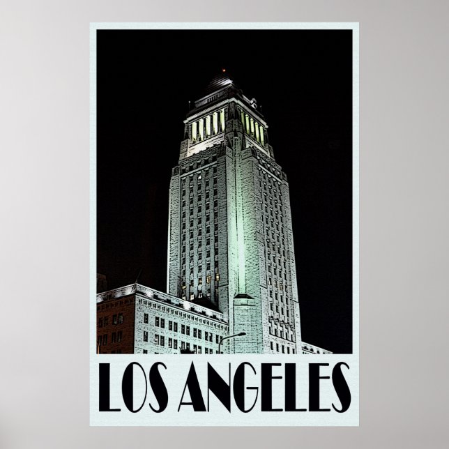 Poster de Los Angeles 36 x 24 (Devant)