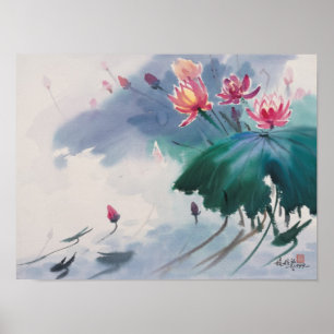 Poster de Lotus in the Pond