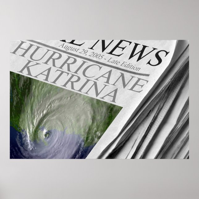 Poster de l'ouragan Katrina (Devant)