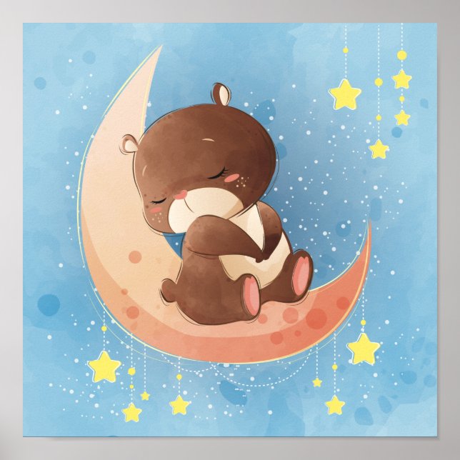 Poster de l'ours endormi (Devant)