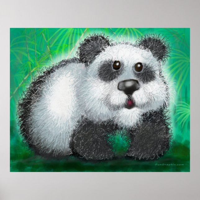 Poster de l'ours Panda (Devant)