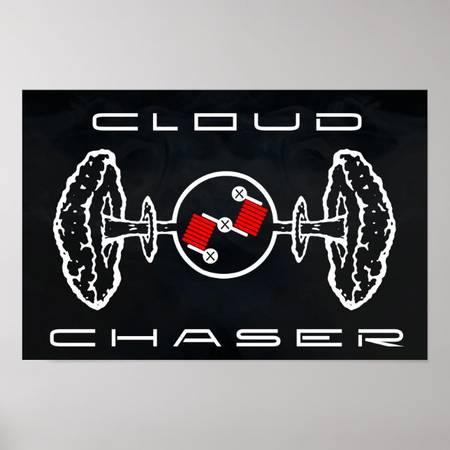 Poster de l'outil Cloud Chaser noir (Devant)